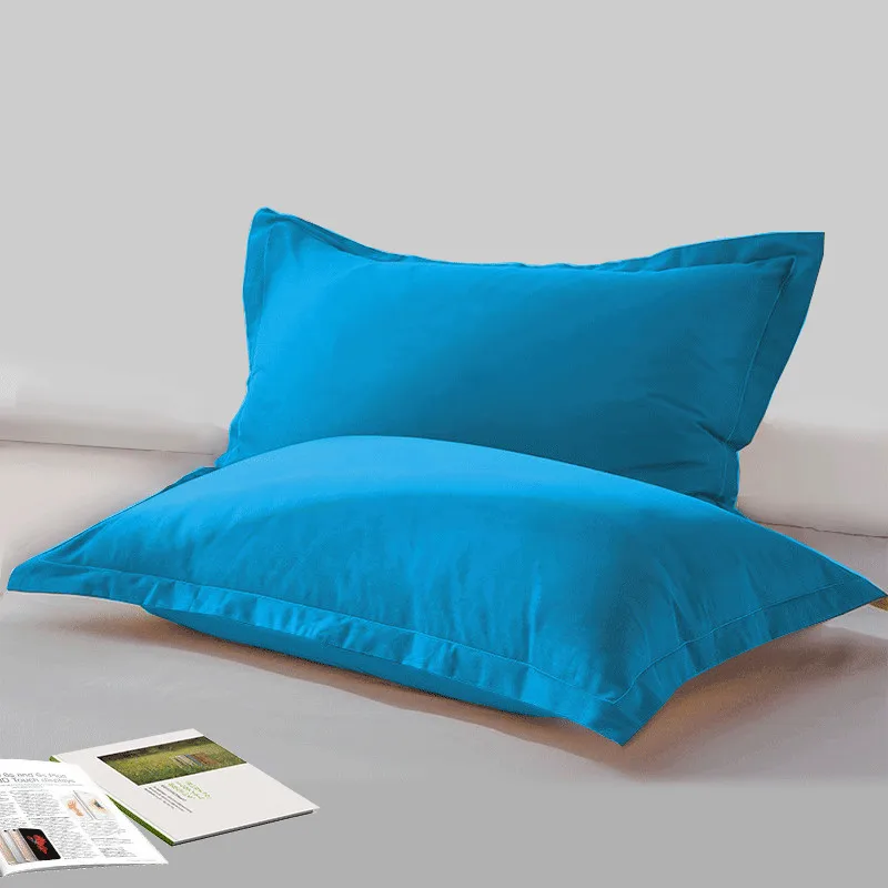 

2023 LAGMTA 2pc 100% cotton solid color reactive dyed high-quality fabric with zipper pillowcase various sizes can be