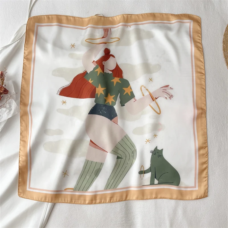 Прекрасный платок на голову атласный платок шёлковый шарф квадратной формы для Женская Косынка женские принт Новый ободок летняя бандана
Прекрасный платок на голову атласный платок шёлковый шарф квадратной формы для Женская Косынка женские принт Новый ободок летняя бандана