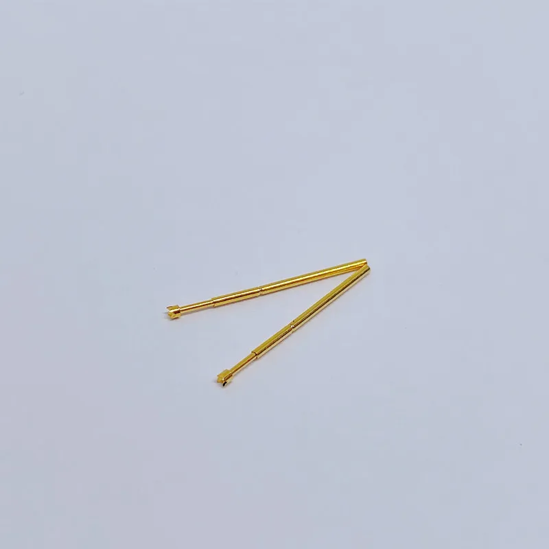 100Pcs Metal Plated Probe PA50-Q2 Spring Thimble Burning Chip Scalable Test Probe Diameter 0.68 MM 
100Pcs Metal Plated Probe PA50-Q2 Spring Thimble Burning Chip Scalable Test Probe Diameter 0.68 MM