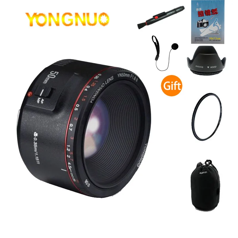Объектив YONGNUO YN50 YN50MM F1.8 II EF 50mm AF MF для Canon Rebel T6 EOS 700D 750D 800D 5D Mark II IV 10D 1300D
Объектив YONGNUO YN50 YN50MM F1.8 II EF 50mm AF MF для Canon Rebel T6 EOS 700D 750D 800D 5D Mark II IV 10D 1300D