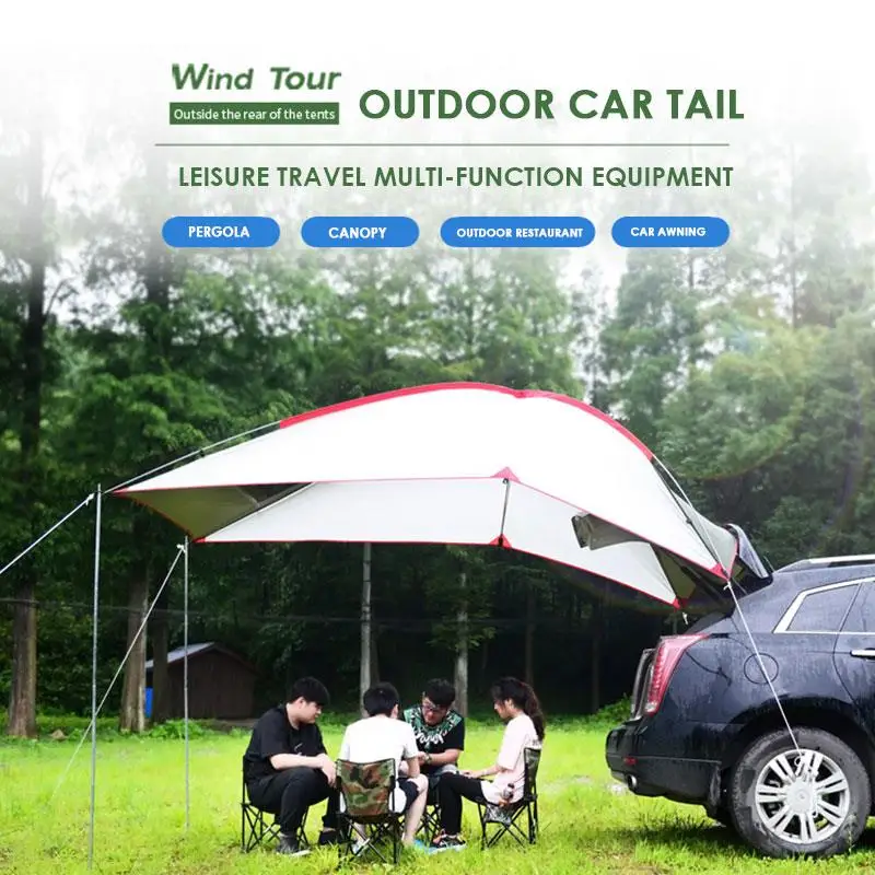 Mountaineering High Quality Picnic Bedding Outdoors 2 Colors Waterproof PU Car Tent Folding Tent Trip Hiking Camping Family
Mountaineering High Quality Picnic Bedding Outdoors 2 Colors Waterproof PU Car Tent Folding Tent Trip Hiking Camping Family