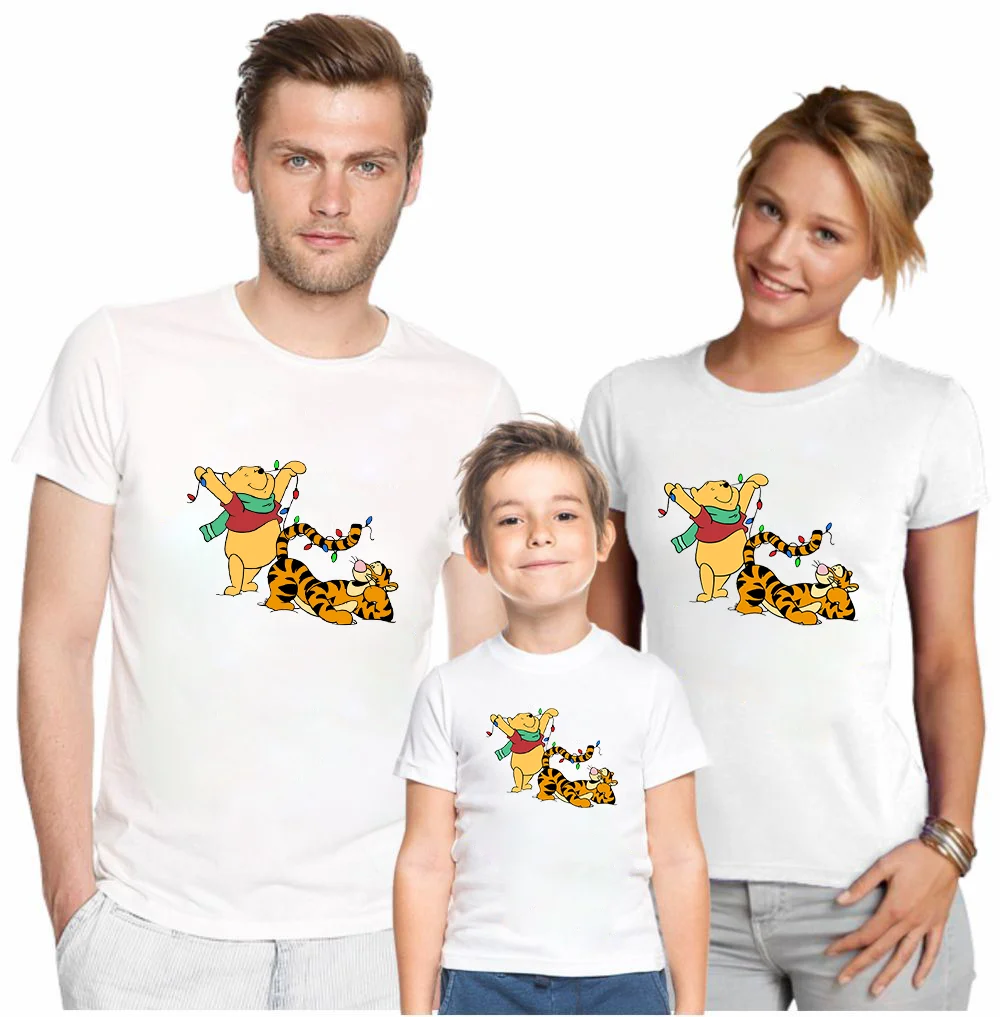 Christmas Disney T-Shirt Winnie And Friends Kawaii Cotton Family Tshirt O-Neck Funny Harajuku Children Clothes Streetwear Cozy
Christmas Disney T-Shirt Winnie And Friends Kawaii Cotton Family Tshirt O-Neck Funny Harajuku Children Clothes Streetwear Cozy