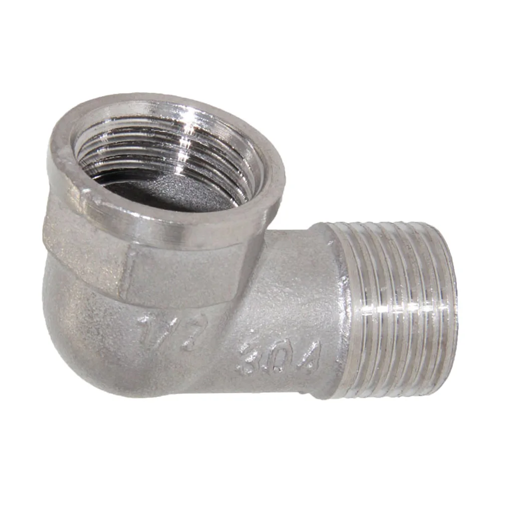 1/2" Stainless Steel 90 Degree Double End Elbow Fitting Pipe Connector DN15
1/2" Stainless Steel 90 Degree Double End Elbow Fitting Pipe Connector DN15