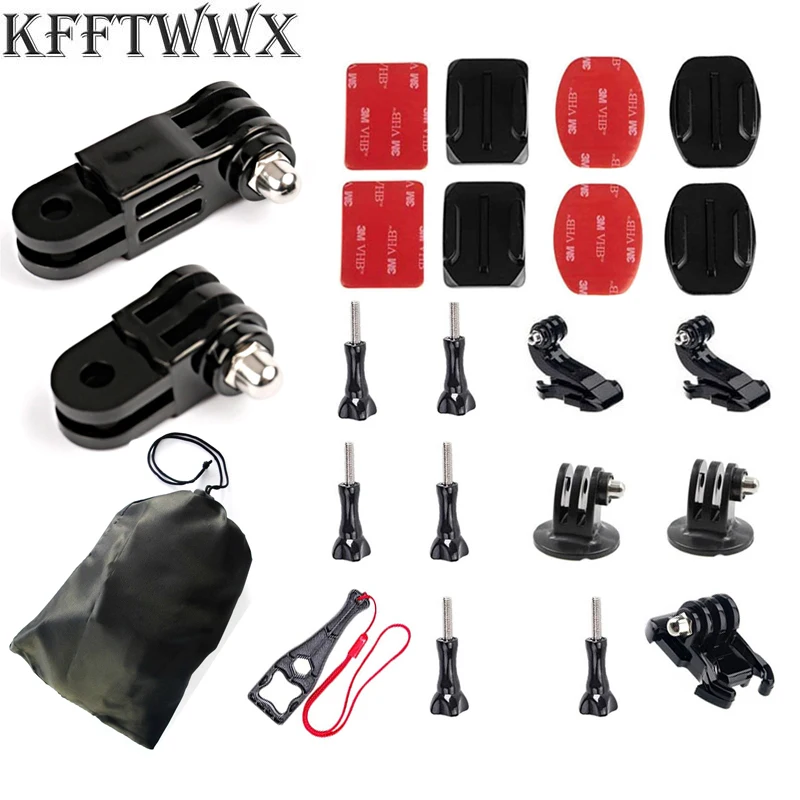 KFFTWWX Accessories for Gopro Hero 11 10 9 8 7 6 5 4 3 Set Helmet Surface Base 3 Way Tripod Mount for Yi 4K Sjcam Insta360 EKEN
KFFTWWX Accessories for Gopro Hero 11 10 9 8 7 6 5 4 3 Set Helmet Surface Base 3 Way Tripod Mount for Yi 4K Sjcam Insta360 EKEN