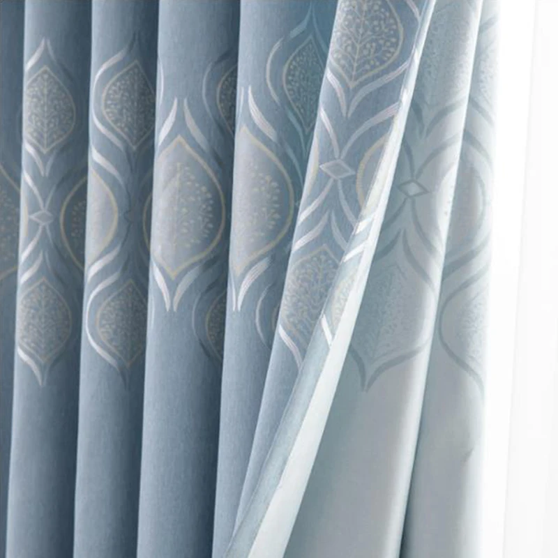 Hign Quality European Style Blackout Living Room Curtains Polyester Shading Thermal Insulated Customized Curtains
Hign Quality European Style Blackout Living Room Curtains Polyester Shading Thermal Insulated Customized Curtains
