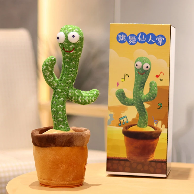 Kids Plush Dancing Cactus Toy Electronic Shake Dance With Music Song Light Recording Bluetooth Speaker Childhood Education Gift
Kids Plush Dancing Cactus Toy Electronic Shake Dance With Music Song Light Recording Bluetooth Speaker Childhood Education Gift
