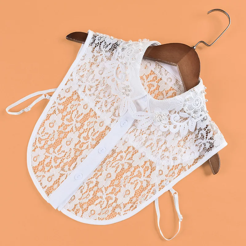 2021 New Chiffon Lace Fake Collar White Black Blouse Detachable False Collar Shirt Women Lapel Blouse Clothes Formal Dress Shirt
2021 New Chiffon Lace Fake Collar White Black Blouse Detachable False Collar Shirt Women Lapel Blouse Clothes Formal Dress Shirt