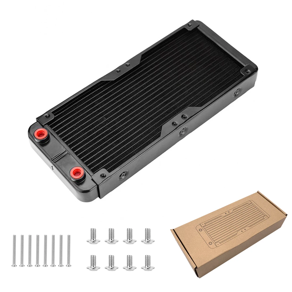 Water Cooling Radiator 18 Pipe Aluminum Computer Heat Exchanger Radiator Water Cooling Cooler for PC CPU Computer
Water Cooling Radiator 18 Pipe Aluminum Computer Heat Exchanger Radiator Water Cooling Cooler for PC CPU Computer