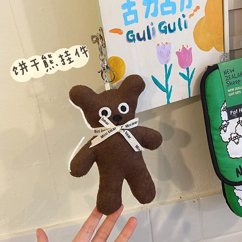 Cute Key Cartoon Funny Biscuit Bear Pendant Keychain Bag Pendant Accessories Car Keychain Kawaii Backpack Keychains For Girls
Cute Key Cartoon Funny Biscuit Bear Pendant Keychain Bag Pendant Accessories Car Keychain Kawaii Backpack Keychains For Girls