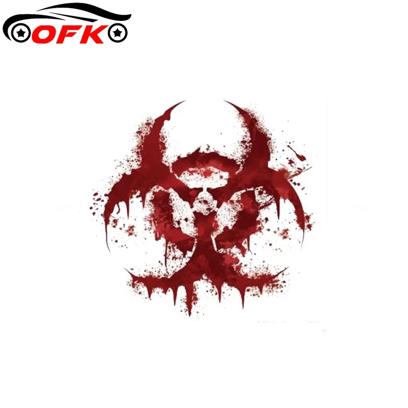 WHITE BLOODY BIOHAZARD V2 Bloody Personality Car Sticker Reflective Motorcycle Parts 11CM*11CM
WHITE BLOODY BIOHAZARD V2 Bloody Personality Car Sticker Reflective Motorcycle Parts 11CM*11CM