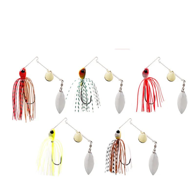 1Pcs Sequin Beard rubber 12g/18g fishing tackle jig hard bait fishing Spinnerbait Great Black Bass Metal Fish bait Fishing Tools
1Pcs Sequin Beard rubber 12g/18g fishing tackle jig hard bait fishing Spinnerbait Great Black Bass Metal Fish bait Fishing Tools