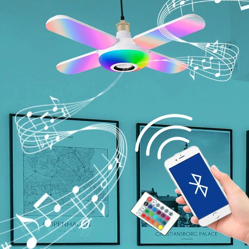 Bluetooth Bulb led lamp E27 RGB night Light with remote control for home spotlight music lamp 110V 220V Folding Ceiling Lighting
Bluetooth Bulb led lamp E27 RGB night Light with remote control for home spotlight music lamp 110V 220V Folding Ceiling Lighting