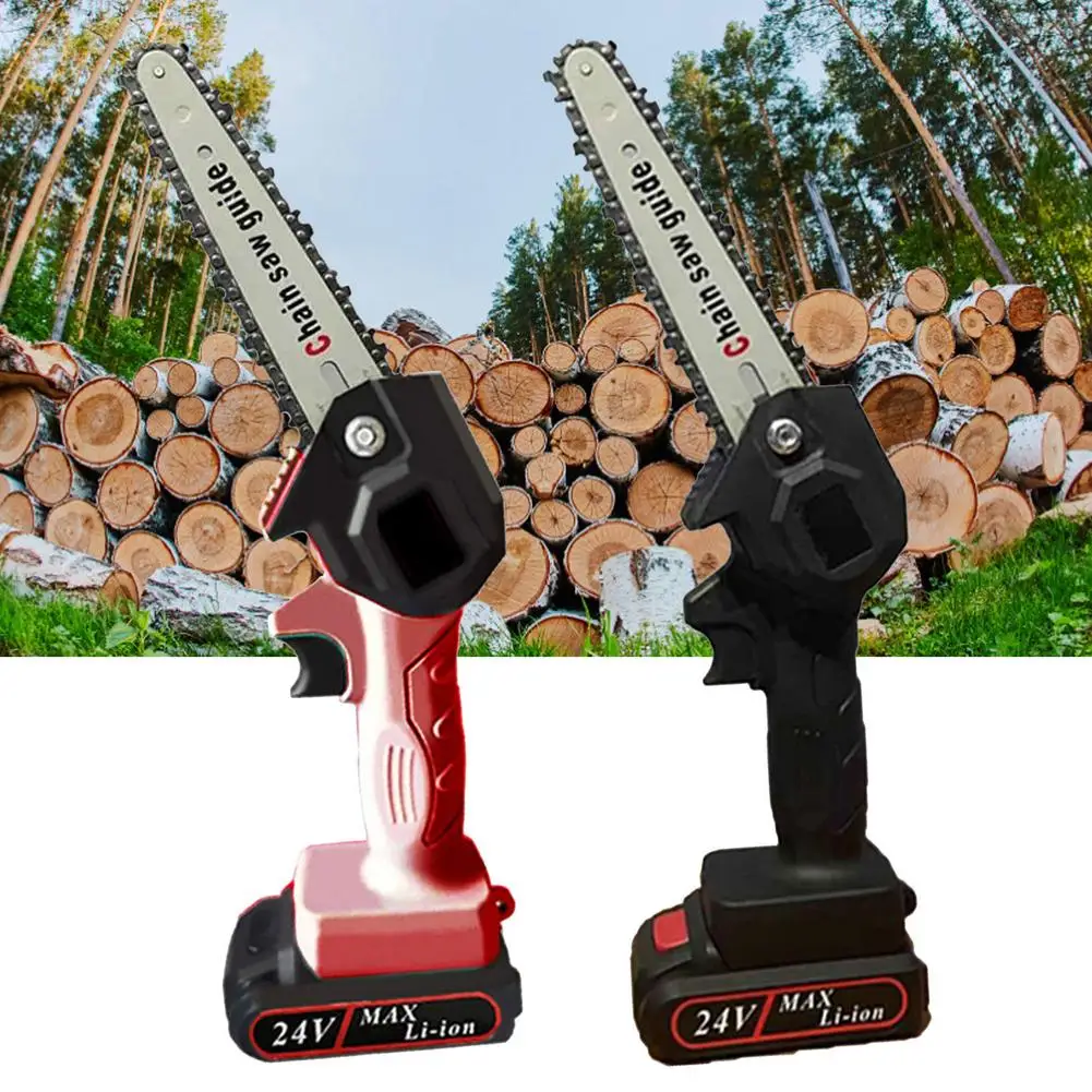 550W Electric Chain Saw Power Wood Cutter Mini Pruning Electric Saw For Makitass 24V Battery Woodworking Pruning Garden Tool
550W Electric Chain Saw Power Wood Cutter Mini Pruning Electric Saw For Makitass 24V Battery Woodworking Pruning Garden Tool