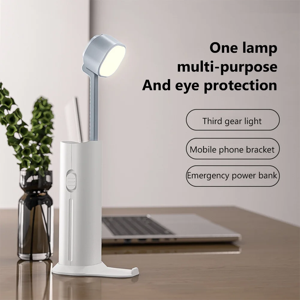 USB Chargeable Dimmable 3 Brightness 5V 1A Bedside Reading Eye Portable Foldable LED Table Lamp LED Desk Protection Night Light
USB Chargeable Dimmable 3 Brightness 5V 1A Bedside Reading Eye Portable Foldable LED Table Lamp LED Desk Protection Night Light