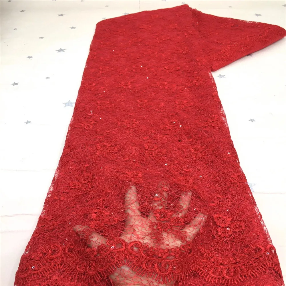 Soso New African French Mesh Lace Fabric with Sequins Nigerian Net Lace Fabric Embroidery Sequins Lace for Party Sewing
Soso New African French Mesh Lace Fabric with Sequins Nigerian Net Lace Fabric Embroidery Sequins Lace for Party Sewing