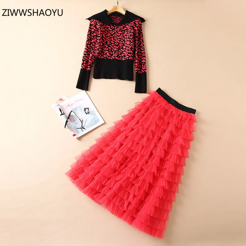 ZIWWSHAOYU Summer Fashion Woman Midi Skirt Suit Lapel Pullover Sweater + Net Yarn Cascading Ruffle Half Skirt 2-Piece Set
ZIWWSHAOYU Summer Fashion Woman Midi Skirt Suit Lapel Pullover Sweater + Net Yarn Cascading Ruffle Half Skirt 2-Piece Set