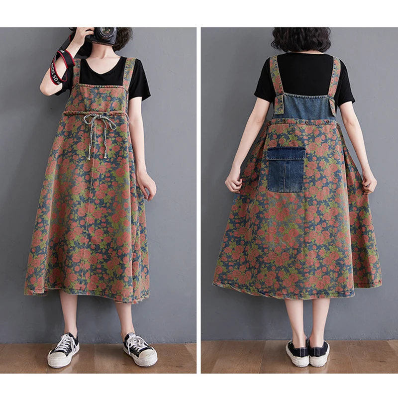 Summer New Fashion Women Denim Sleeveless Casual Dress Loose Pinted Back+Front Two Styles Dress 
Summer New Fashion Women Denim Sleeveless Casual Dress Loose Pinted Back+Front Two Styles Dress