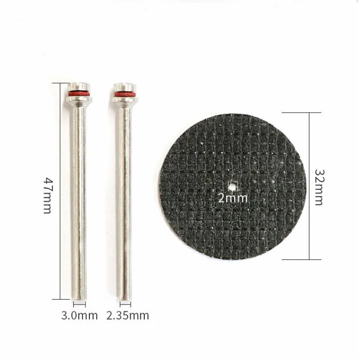 Армированный стекловолокном отрезной диск с 2 оправками 1/8 &quotFit Dremel Tool 25 шт. |