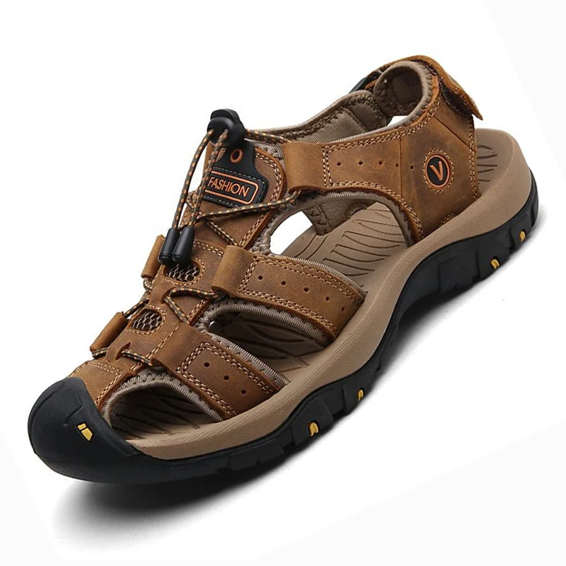 Classic Men's Sandals Summer Soft Sandals Comfortable Mens Shoes Genuine Leather Sandals Big Size Soft Outdoor Casual Shoes Men
Classic Men's Sandals Summer Soft Sandals Comfortable Mens Shoes Genuine Leather Sandals Big Size Soft Outdoor Casual Shoes Men