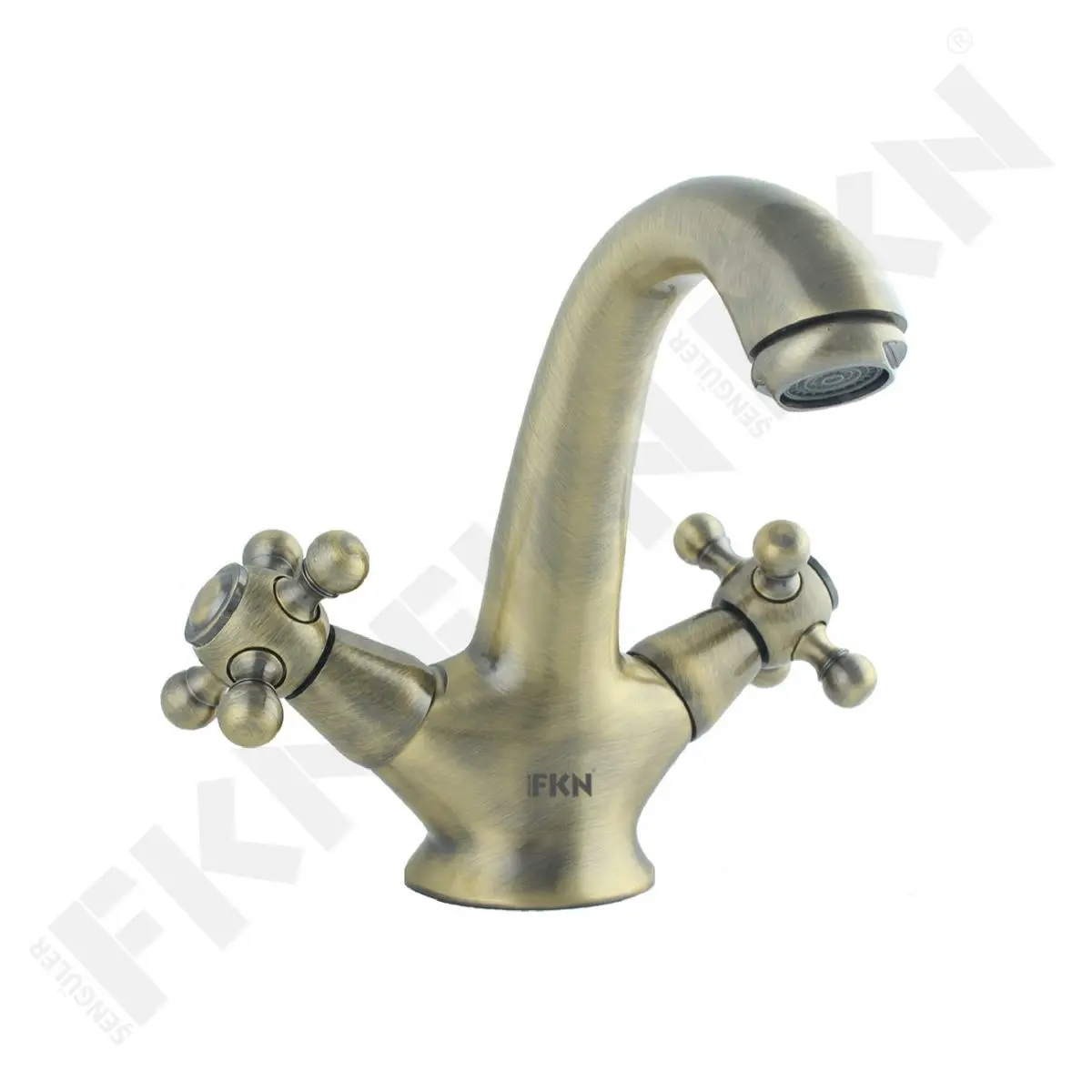FKN Solid Brass Bathroom Faucet Traditional Gold Dual Holder Single Hole Basin Mixer Deck Mounted Hot And Cold Water Bathrooms Tap - FKN02030047
FKN Solid Brass Bathroom Faucet Traditional Gold Dual Holder Single Hole Basin Mixer Deck Mounted Hot And Cold Water Bathrooms Tap - FKN02030047