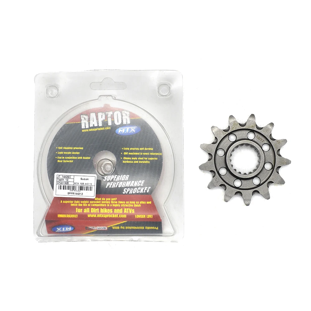 MTX SPROCKET Motorcycle Bi-Metal Front Sprocket 10B-443 13t 14T For Suzuki Off Road RM-Z450 L3 L4 2013-2014 RMZ450 L5 L6 L7 L8
MTX SPROCKET Motorcycle Bi-Metal Front Sprocket 10B-443 13t 14T For Suzuki Off Road RM-Z450 L3 L4 2013-2014 RMZ450 L5 L6 L7 L8