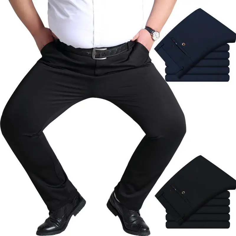 Spring Casualwear Lightweight Plus Size 50 52 Pants High Waist Straight High Quality 100% Cotton Men Bussiness Trousers For Men
Spring Casualwear Lightweight Plus Size 50 52 Pants High Waist Straight High Quality 100% Cotton Men Bussiness Trousers For Men