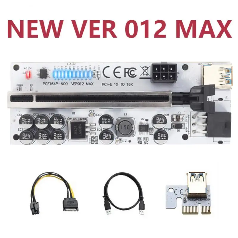 1 шт. Riser VER012 USB 3,0 PCI-E Riser VER012MAX Экспресс-кабель Riser для видеокарты X16 Райзер PCI-E Райзер-карта для майнинга 
1 шт. Riser VER012 USB 3,0 PCI-E Riser VER012MAX Экспресс-кабель Riser для видеокарты X16 Райзер PCI-E Райзер-карта для майнинга