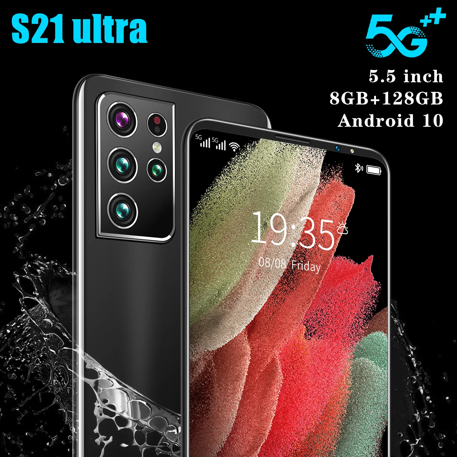 S21 Ultra 5.5 Inch 8+128GB 10 Core 24+48MP MTK6595 Fingerprint Face ID Cell Phone 2021 Dual SIM+Miro SD Mini Smart Phone Celular
S21 Ultra 5.5 Inch 8+128GB 10 Core 24+48MP MTK6595 Fingerprint Face ID Cell Phone 2021 Dual SIM+Miro SD Mini Smart Phone Celular