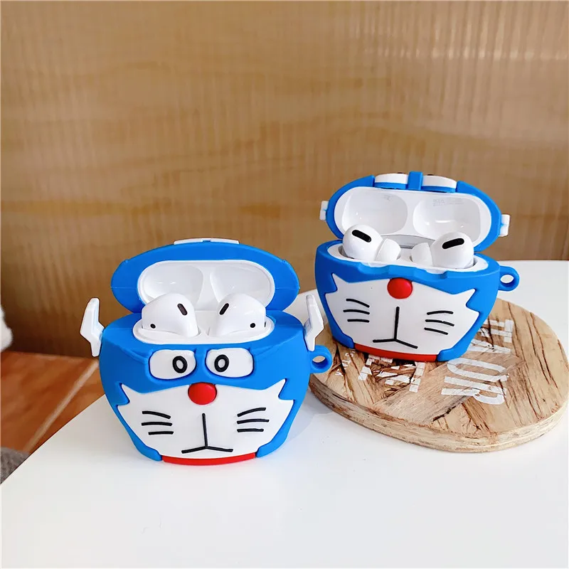Doraemon cartoon cute earphone protective shell for iPhone airpods1/2 pro3 wireless bluetooth creative earphone cover
Doraemon cartoon cute earphone protective shell for iPhone airpods1/2 pro3 wireless bluetooth creative earphone cover