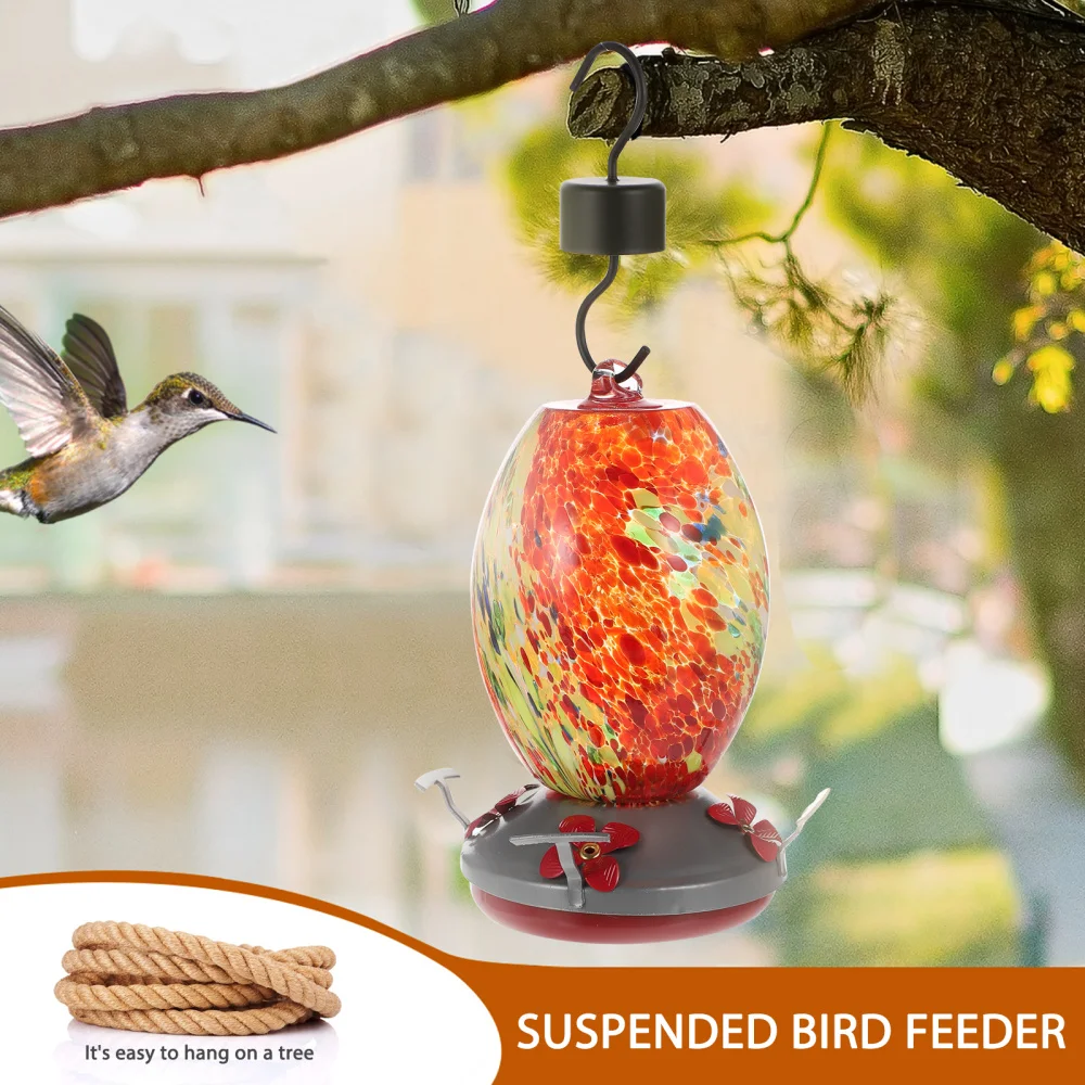 Pretty Water Feeder Creative Bird Feeder Hanging Hummingbird Feeder for Park
Pretty Water Feeder Creative Bird Feeder Hanging Hummingbird Feeder for Park