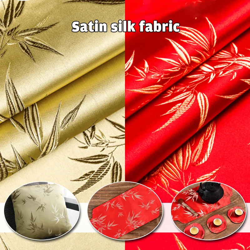 100cm*75 Retro Bamboo Pattern Jacquard Brocade Fabric Silk Satin Fabric For Sewing Cheongsam Dress Quilting Cushion Patchwork
100cm*75 Retro Bamboo Pattern Jacquard Brocade Fabric Silk Satin Fabric For Sewing Cheongsam Dress Quilting Cushion Patchwork