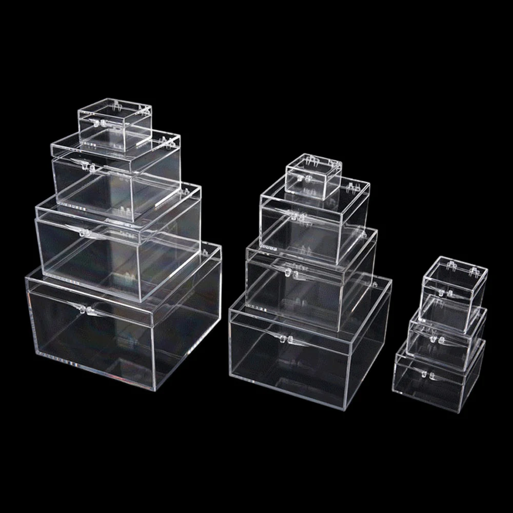 1pcs Square Clear Plastic Storage Box Display Case Craft Jewelry Beads Boxes Home Storage
1pcs Square Clear Plastic Storage Box Display Case Craft Jewelry Beads Boxes Home Storage
