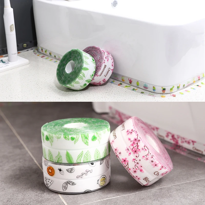Bathroom Shower Sink Bath Sealing Strip Stickers Waterproof Wall Sticker for Kitchen Anti-mold Tape Self-adhesive Seam Stickers
Bathroom Shower Sink Bath Sealing Strip Stickers Waterproof Wall Sticker for Kitchen Anti-mold Tape Self-adhesive Seam Stickers