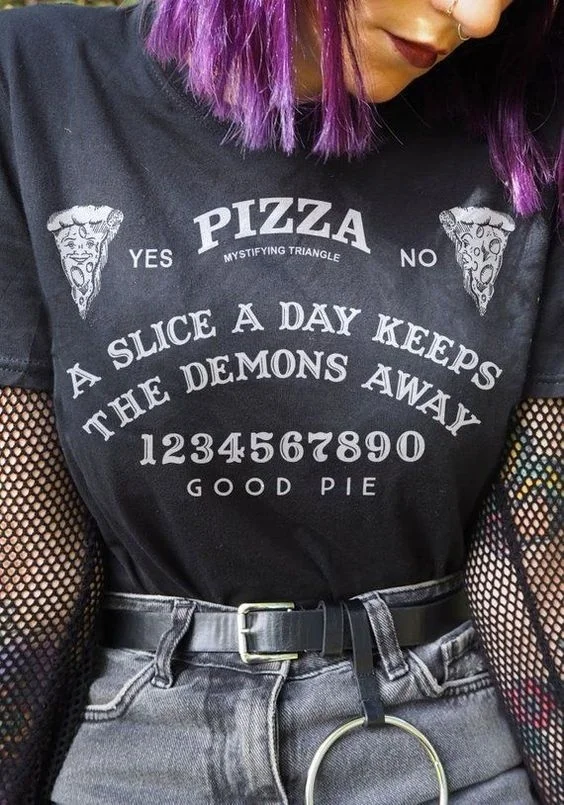 Женская футболка VIP HJN с принтом пиццы и доской хипстерская летняя Милая забавная
