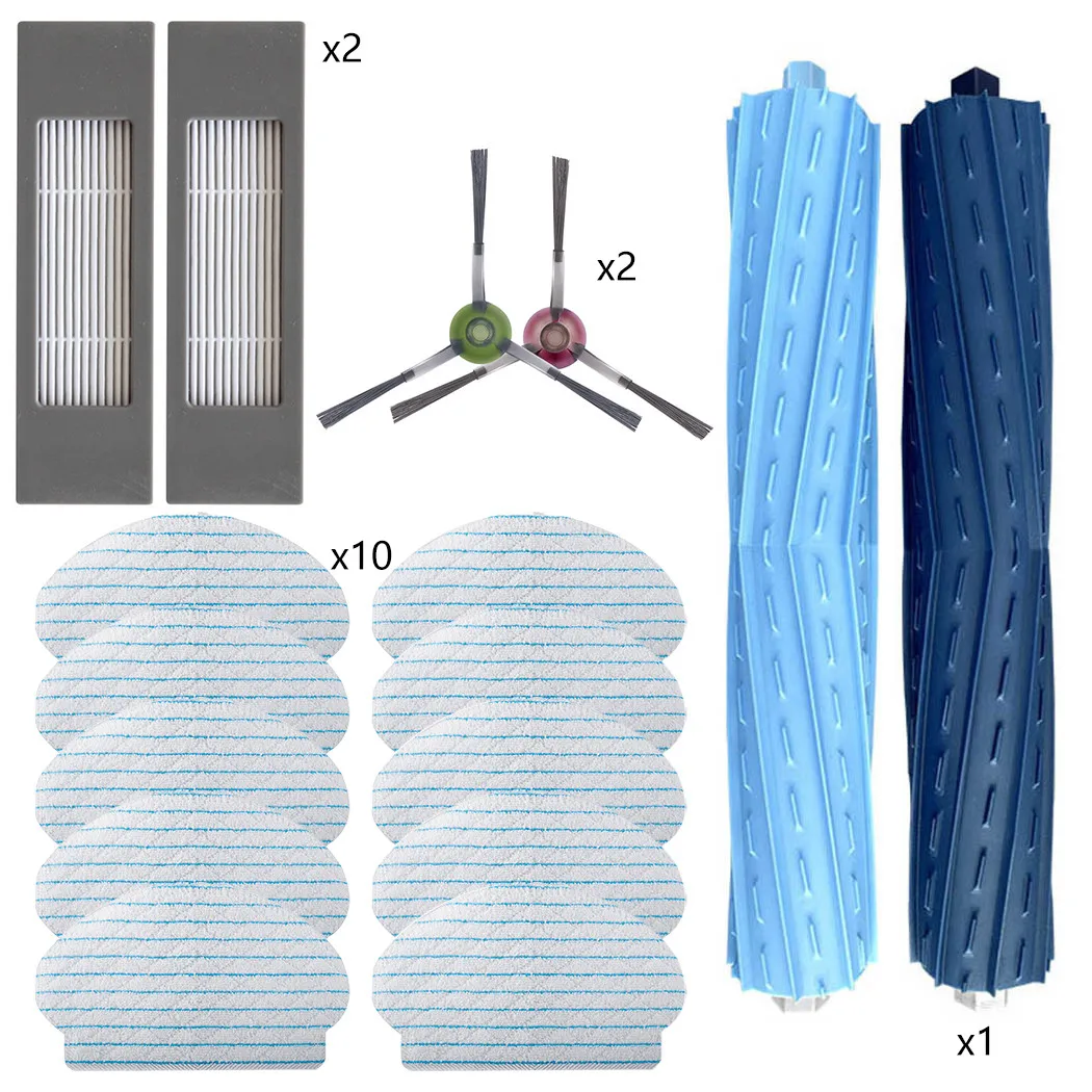 Rubber Roller Main Brush Filter Side Brush Mop Cloth For ECOVACS Deebot T9 AIVI Vacuum Cleaner Spare Parts Accessories For Home
Rubber Roller Main Brush Filter Side Brush Mop Cloth For ECOVACS Deebot T9 AIVI Vacuum Cleaner Spare Parts Accessories For Home