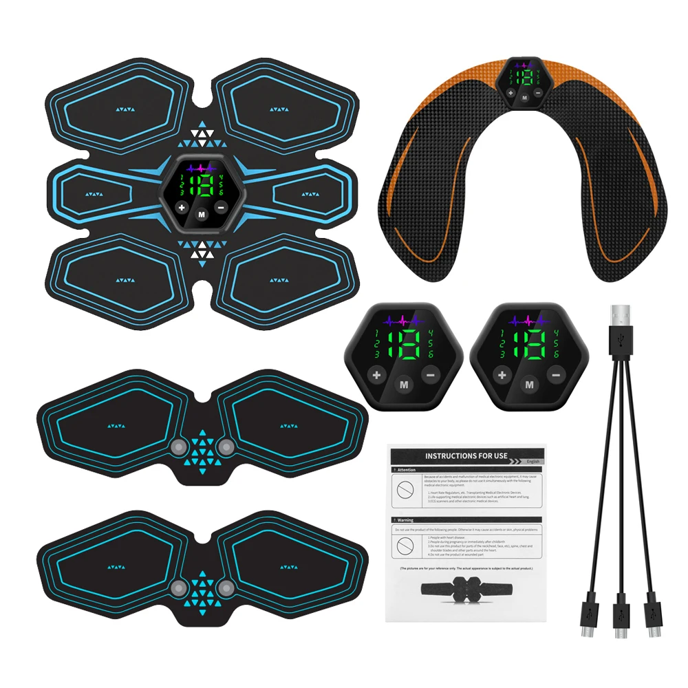 LCD Display Muscle Stimulator EMS Abdominal Hip Trainer Toner USB Abs Fitness Training Home Gym Weight Loss Body Slimming
LCD Display Muscle Stimulator EMS Abdominal Hip Trainer Toner USB Abs Fitness Training Home Gym Weight Loss Body Slimming