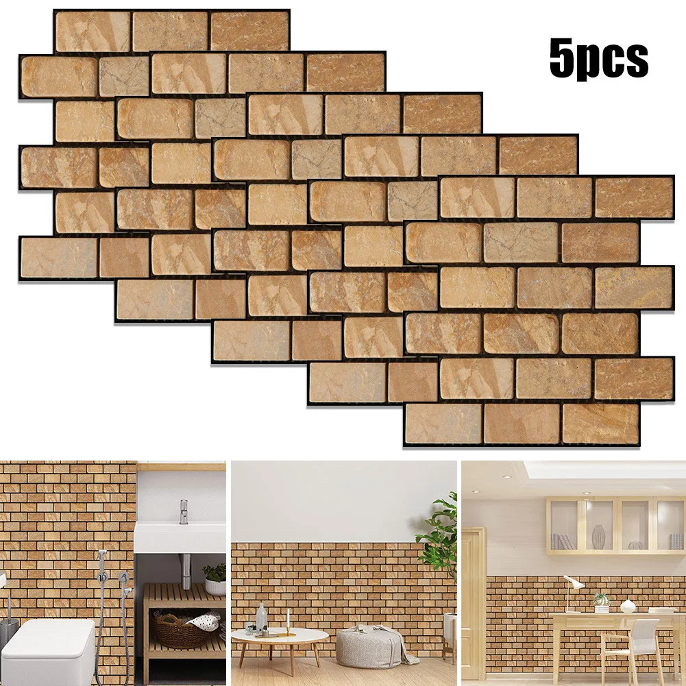 5pcs 30*30cm Marble Brick Wall Sticker Self-Adhesives Kitchen Wall Tiles Stickers Bathroom Mosaic Stickers Peel
5pcs 30*30cm Marble Brick Wall Sticker Self-Adhesives Kitchen Wall Tiles Stickers Bathroom Mosaic Stickers Peel