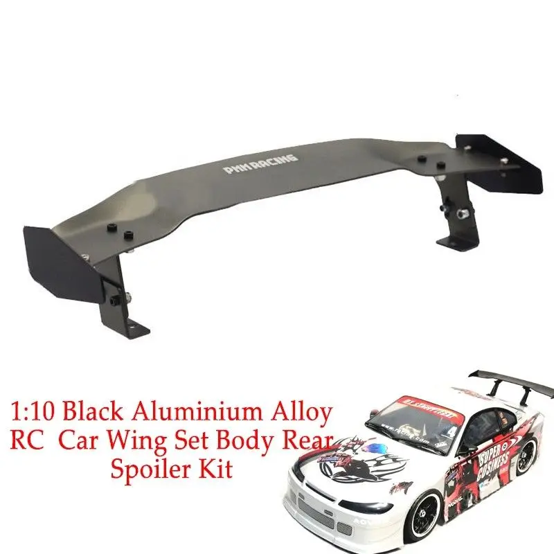 Aluminium Alloy RC Drift On-road Car Wing Set Body Rear Spoiler Parts 1:10 Black
Aluminium Alloy RC Drift On-road Car Wing Set Body Rear Spoiler Parts 1:10 Black