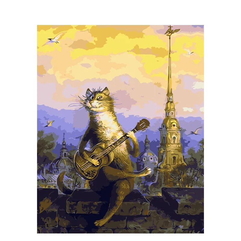 SELILALIPainting By Numbers Animal Cat Plays The Guitar Oil Painting Pictures By Number For Adults Oil Painting Home Decoration
SELILALIPainting By Numbers Animal Cat Plays The Guitar Oil Painting Pictures By Number For Adults Oil Painting Home Decoration