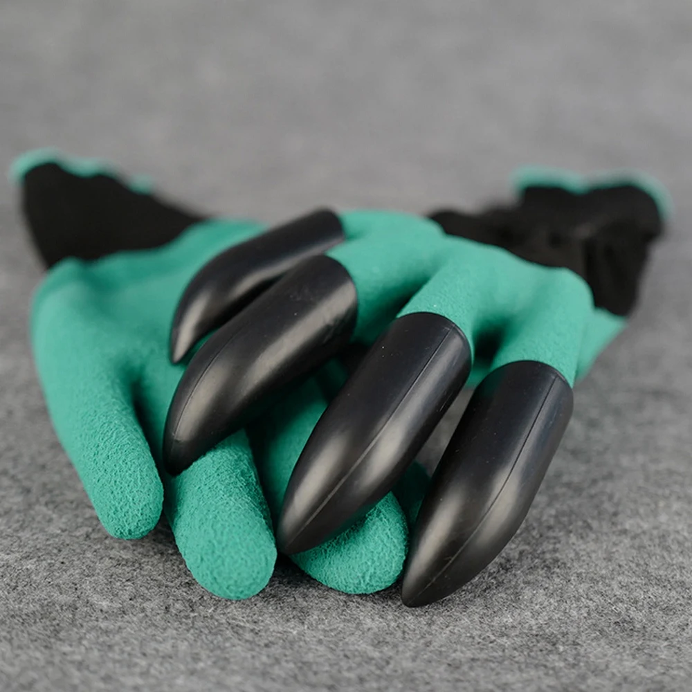 Hand Claw ABS Plastic Green Garden Gloves W/ Genie Claws Waterproof Gloves Gardening Digging Planting Work Glove Outdoor Gadgets
Hand Claw ABS Plastic Green Garden Gloves W/ Genie Claws Waterproof Gloves Gardening Digging Planting Work Glove Outdoor Gadgets
