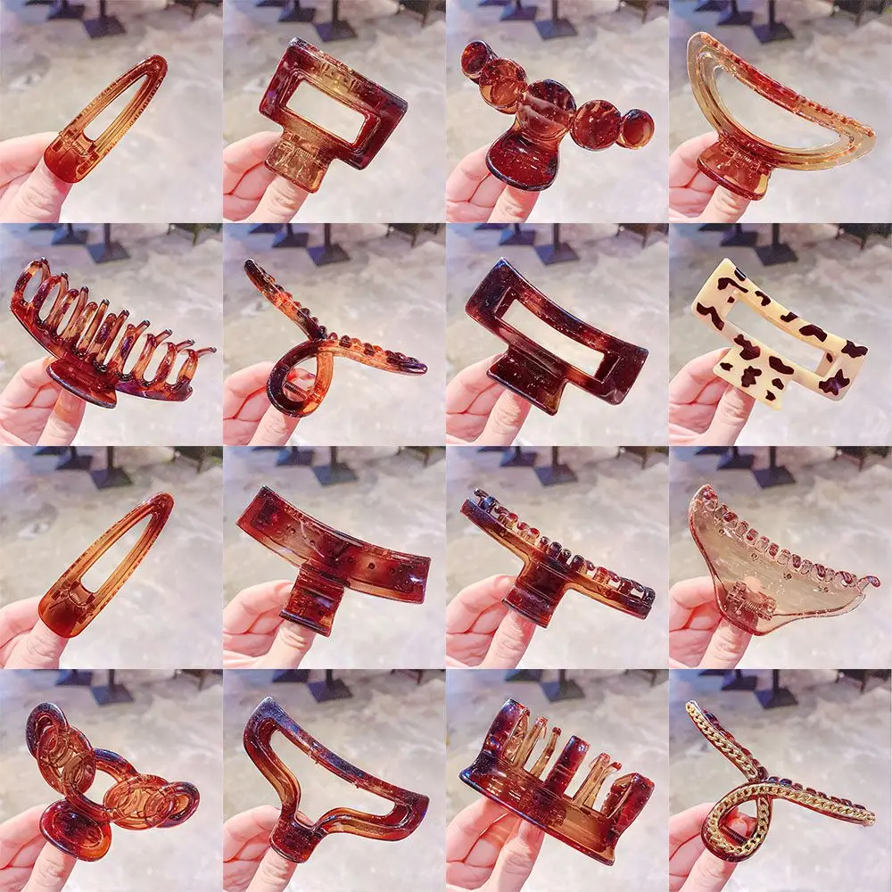 Women Hair Styling Big Size Hair Accessories Leopard Hair Clips Large Barrettes Geometric Hair Claw
Women Hair Styling Big Size Hair Accessories Leopard Hair Clips Large Barrettes Geometric Hair Claw