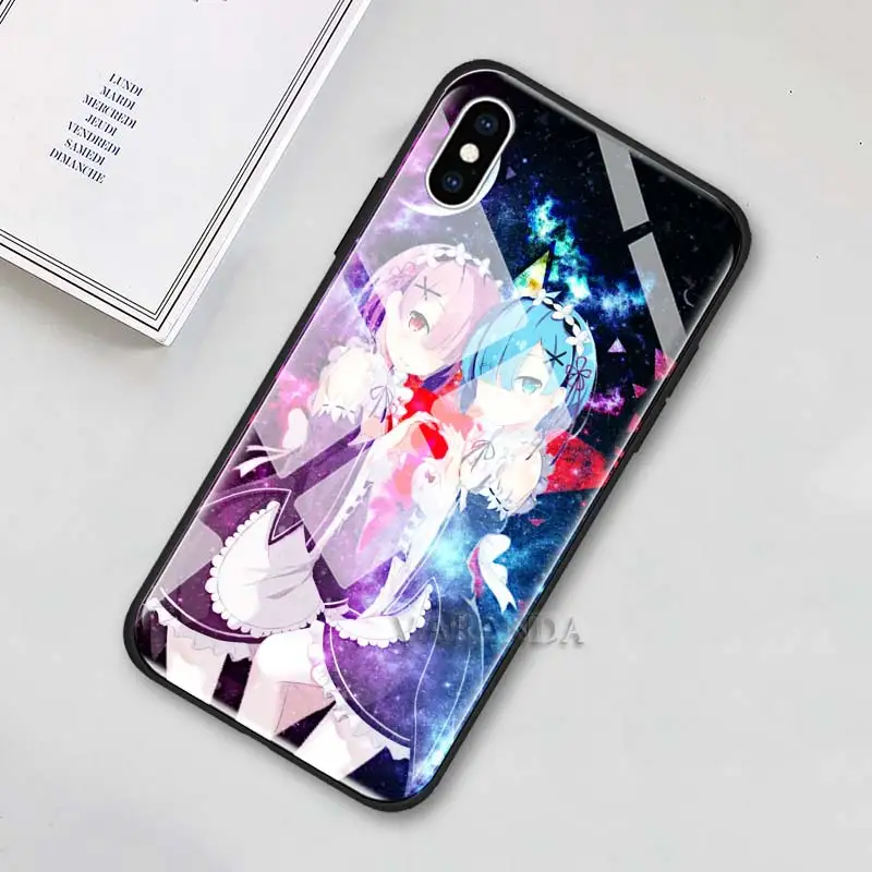 Anime Rem Re Zero Case For iPhone 12 Mini 11 Pro Max X XS XR 7 8 Plus SE 2020 6 6S Tempered Glass Phone Black Coque
Anime Rem Re Zero Case For iPhone 12 Mini 11 Pro Max X XS XR 7 8 Plus SE 2020 6 6S Tempered Glass Phone Black Coque