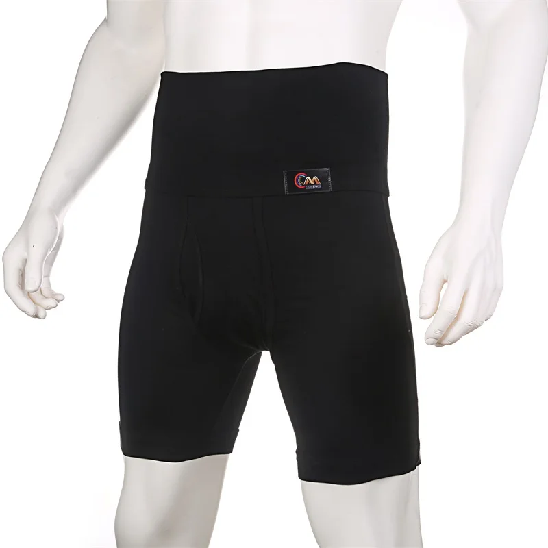 Men High Waist Slimming Shaper Abdomen Girdle Control Panties Underwear Seamless Breathable Tummy Male Boxer Pants | Мужская одежда