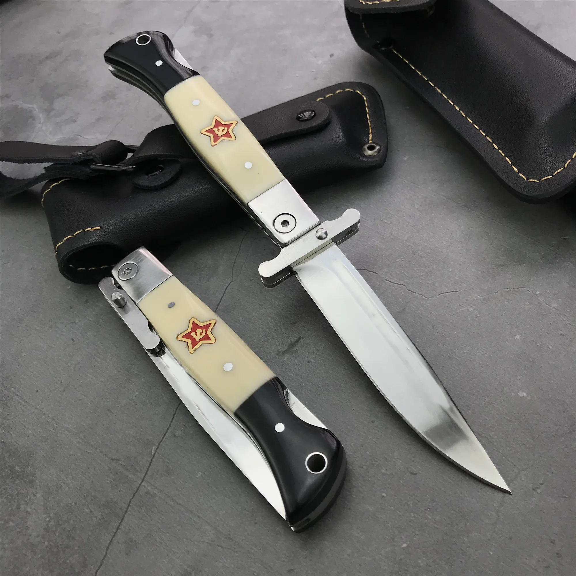 Of The Nkvd Ussr Finka NKVD Edc Tactical Pocket Folding Knife Jackknife Mes Messer Machete Cuchillo Navaja Faca Survival Knives
Of The Nkvd Ussr Finka NKVD Edc Tactical Pocket Folding Knife Jackknife Mes Messer Machete Cuchillo Navaja Faca Survival Knives