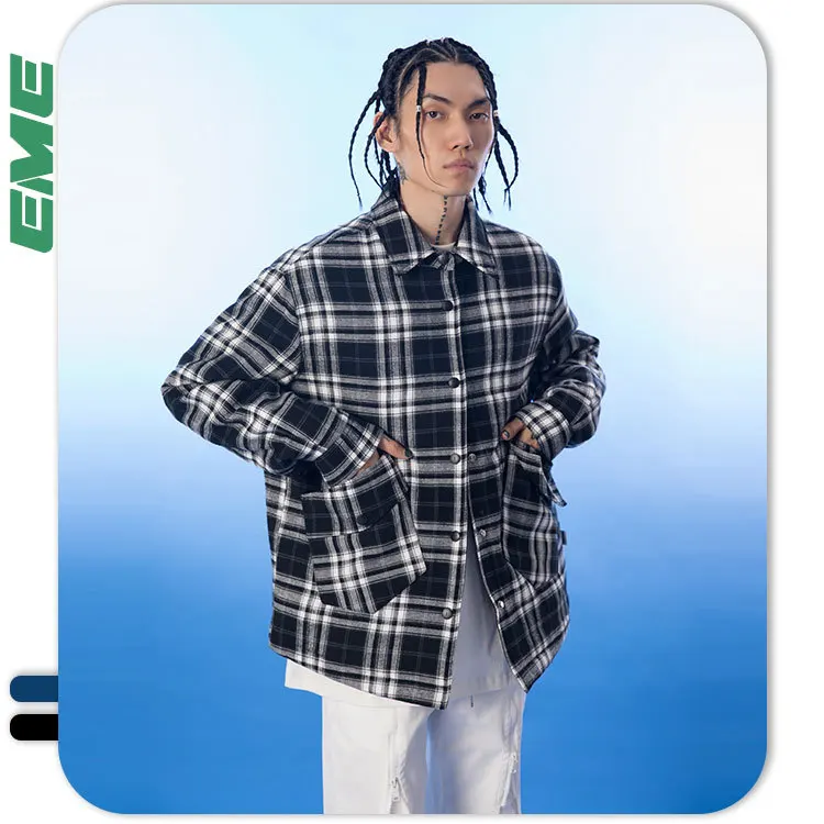 MadeExtreme Autumn and winter thick plaid jacket hip hop skateboard oversized cotton jacket vintage men winter coat 
MadeExtreme Autumn and winter thick plaid jacket hip hop skateboard oversized cotton jacket vintage men winter coat