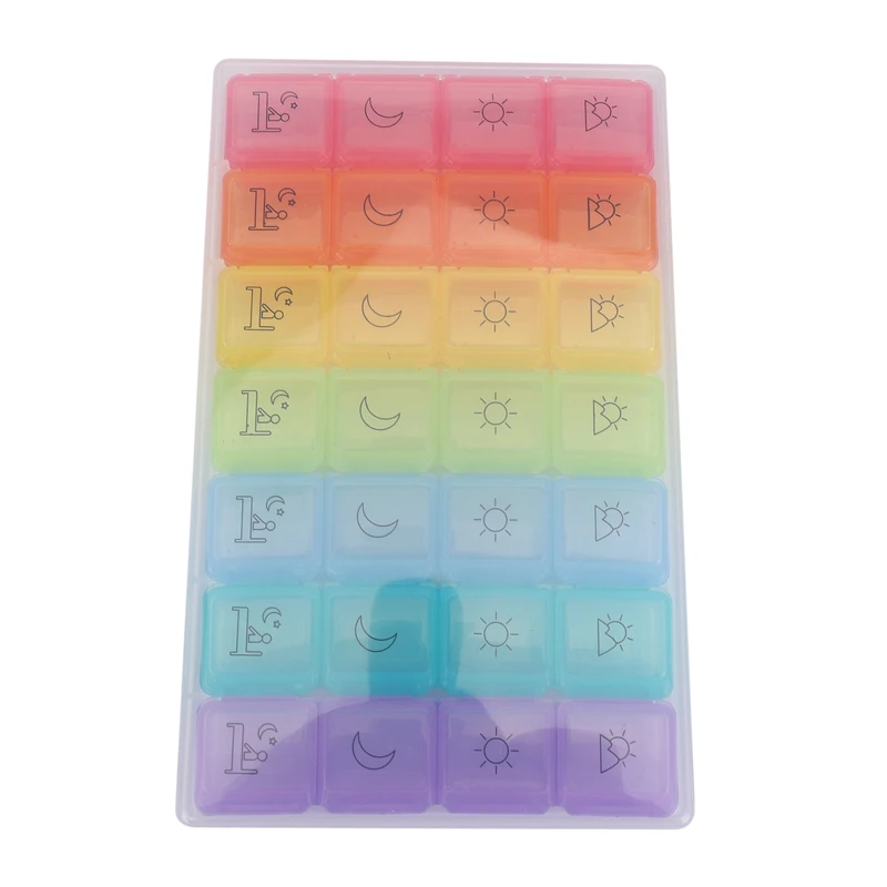 Weekly Pill Organizer, 2Nd Gen Extra Large Pill Box Case (7-Day / 4-Times-A-Day) With Huge Compartments To Hold Plenty Of Fish O
Weekly Pill Organizer, 2Nd Gen Extra Large Pill Box Case (7-Day / 4-Times-A-Day) With Huge Compartments To Hold Plenty Of Fish O