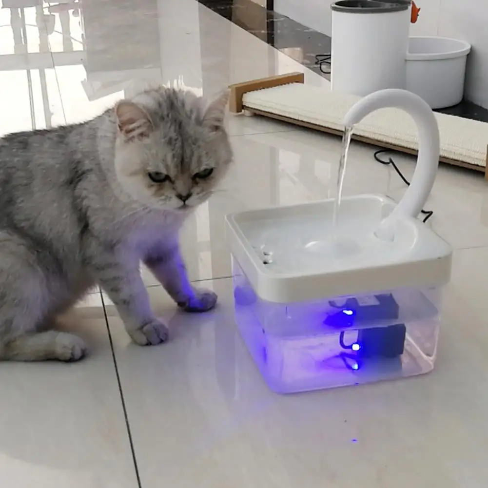 Cat Dog Water Fountain Automatic Cat Water Fountain Dog Water Dispenser with LED Lights Automatic Drinking Fountain brilliant
Cat Dog Water Fountain Automatic Cat Water Fountain Dog Water Dispenser with LED Lights Automatic Drinking Fountain brilliant