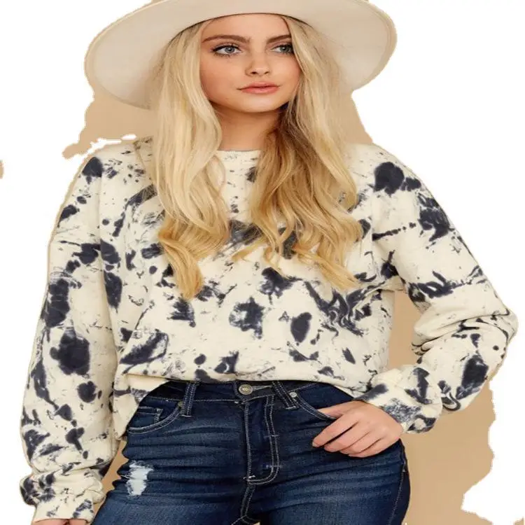 Autumn and winter new style tie-dye printing explosion color matching hooded long-sleeved women's sweater
Autumn and winter new style tie-dye printing explosion color matching hooded long-sleeved women's sweater