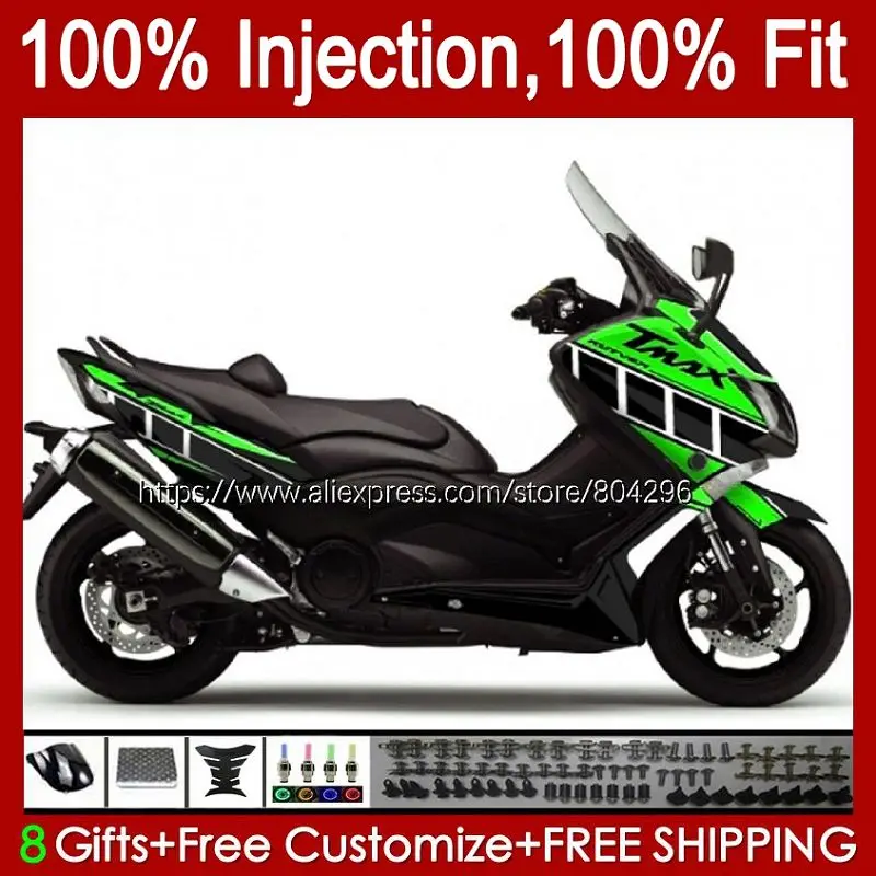 T-MAX500 For YAMAHA MAX 500 MAX-500 T TMAX500 130No.132 Green black MAX500 08 09 10 11 TMAX XP500 2008 2009 2010 2011 Fairings
T-MAX500 For YAMAHA MAX 500 MAX-500 T TMAX500 130No.132 Green black MAX500 08 09 10 11 TMAX XP500 2008 2009 2010 2011 Fairings