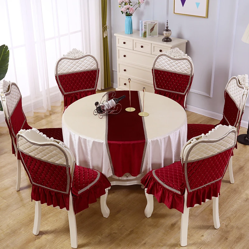 Velvet Tablecloth Chair Cushion Cover Wedding Round Table Cloth European Solid Color Hotel Dining Table Rectangular Table Covers
Velvet Tablecloth Chair Cushion Cover Wedding Round Table Cloth European Solid Color Hotel Dining Table Rectangular Table Covers